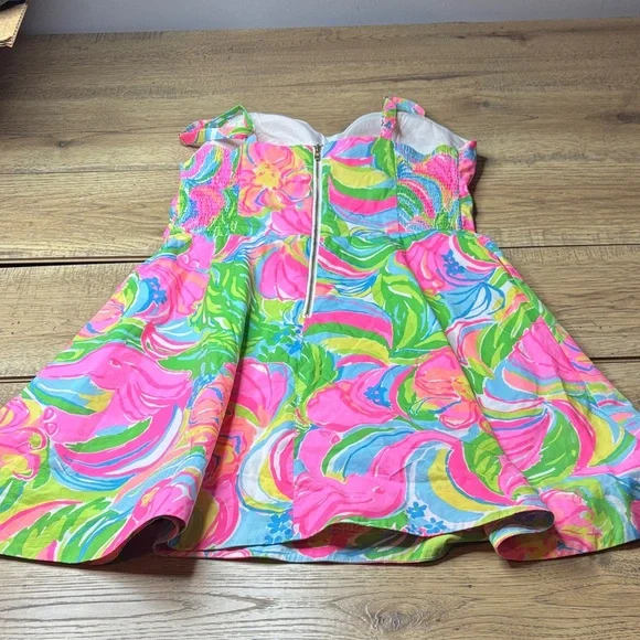 Women’s Lilly Pulitzer Willow Dress in “so a peeling” Color-Way Size 6 - Picture 5 of 12